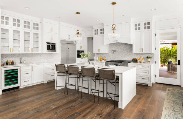 Tile pattern layout planning for backsplash in Halethorpe